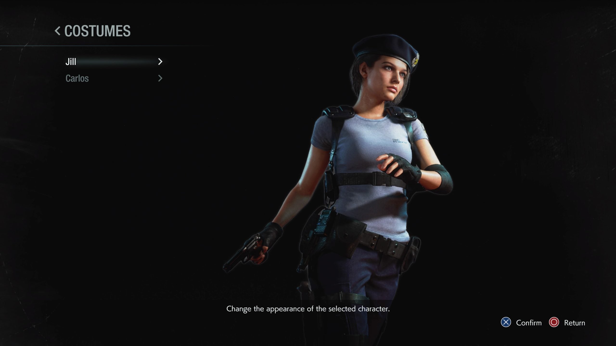 How to unlock Jill Valentine's classic costume in Resident Evil 3